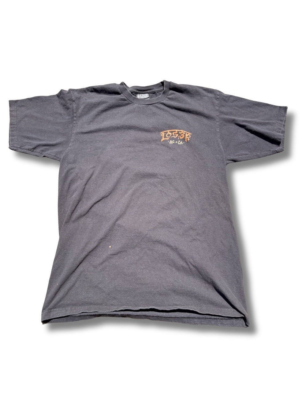 Loser Machine Company Men's Black Cotton Cobra Graphic T-Shirt Size L